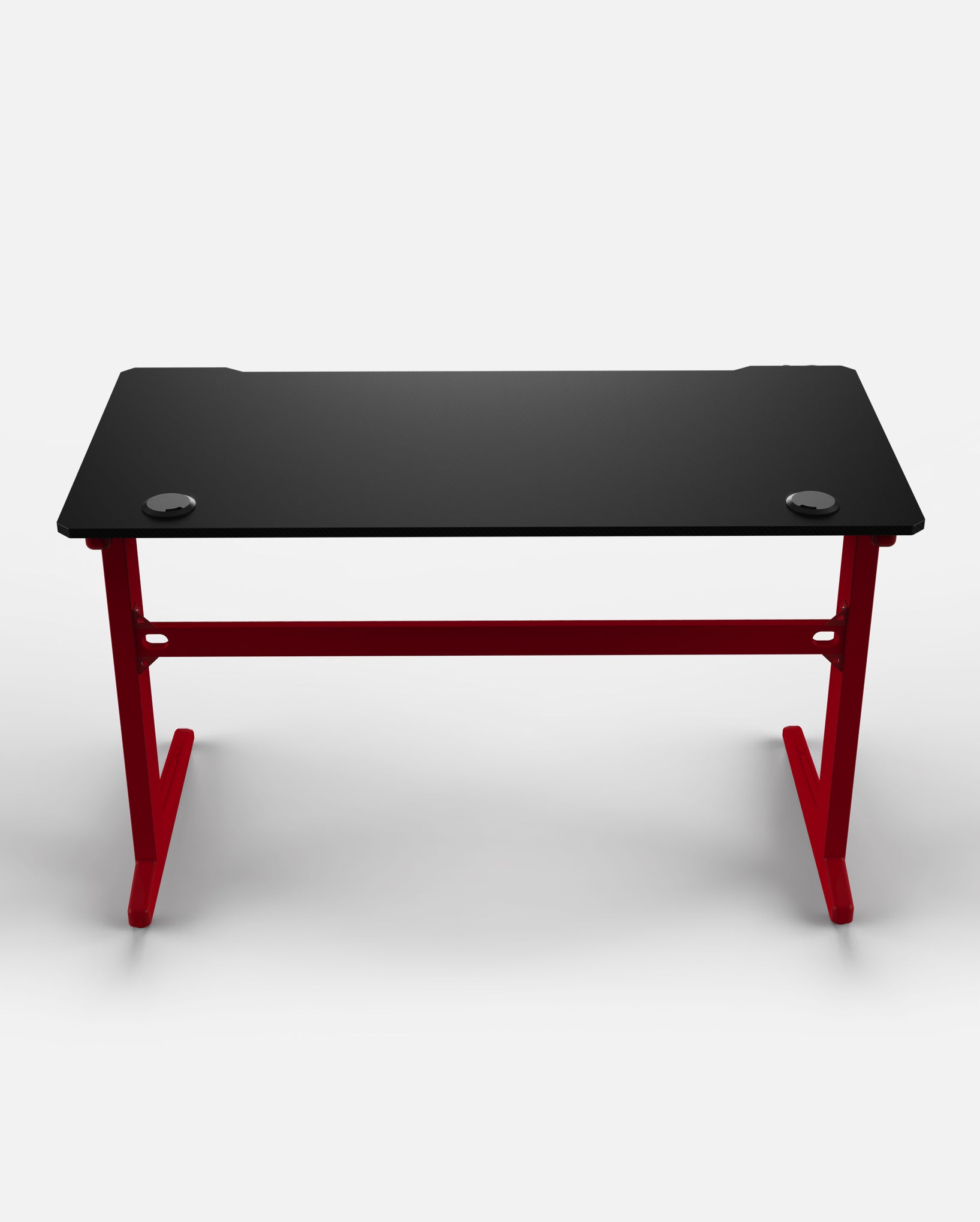 Core 120 Gaming Desk | LEDs, Headphone & Drink Mounts (Carbon Fibre Red, 120cm) Gaming Desk - Marcel Olsen
