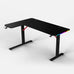 Pro 140 Gaming Desk Corner | LEDs, Headphone & Drink Mounts (Carbon Fibre Black, 140cm) Gaming Desk - Marcel Olsen