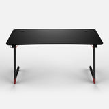 Essentials 140 Gaming Desk | LEDs, Headphone & Drink Mounts (Carbon Fibre Black, 140cm) Gaming Desk - Marcel Olsen