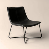 Bergondo Cocoon Accent Chair (Shadow Slate Black) – Mid-century Modern Coconut Style Lounge Chair - Marcel Olsen