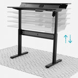 Electric Standing Desk (Black, 120cm) | Two Tier, Sit-Stand Desk Electric Standing Desk - Marcel Olsen
