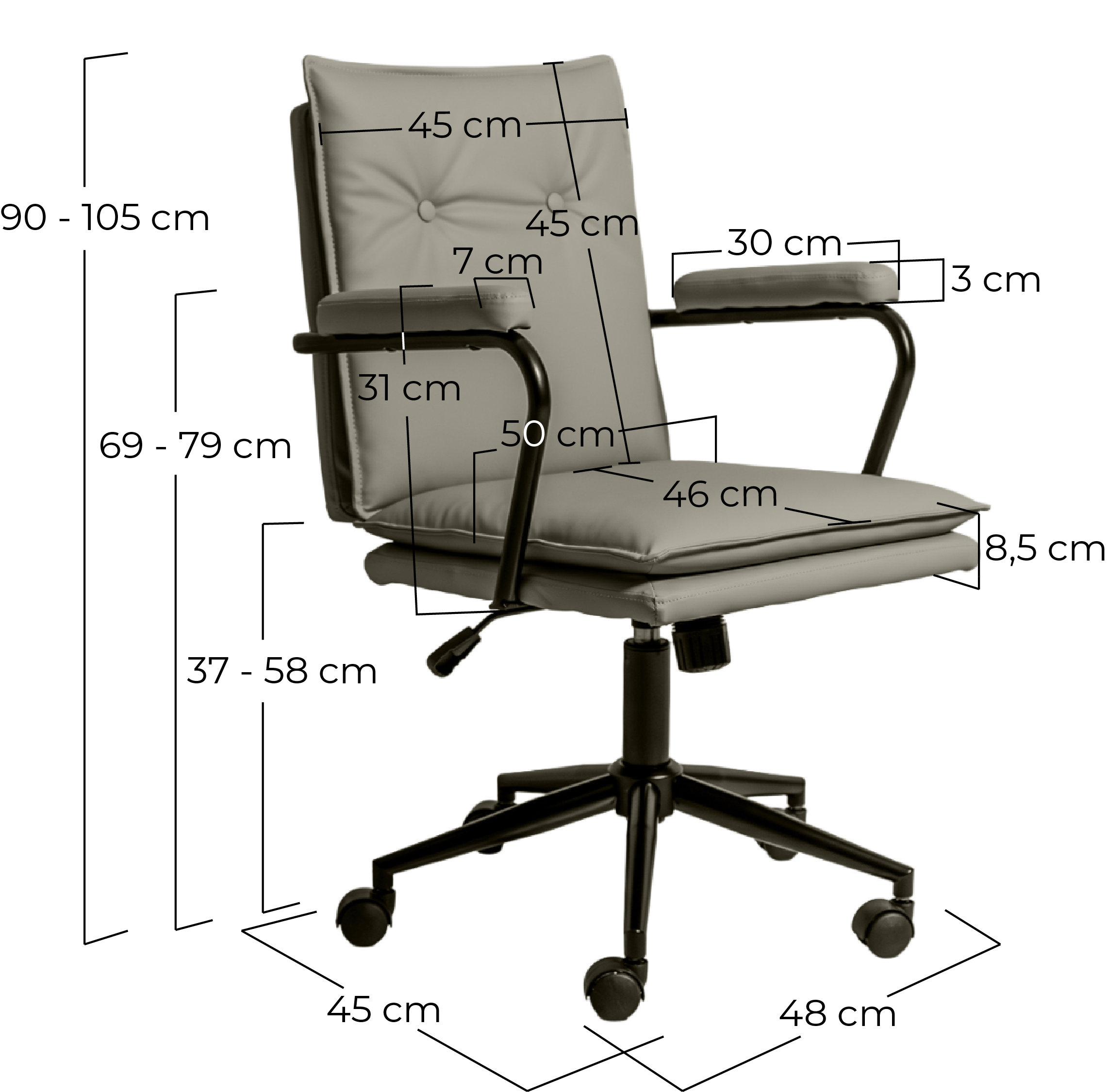 Product dimensions