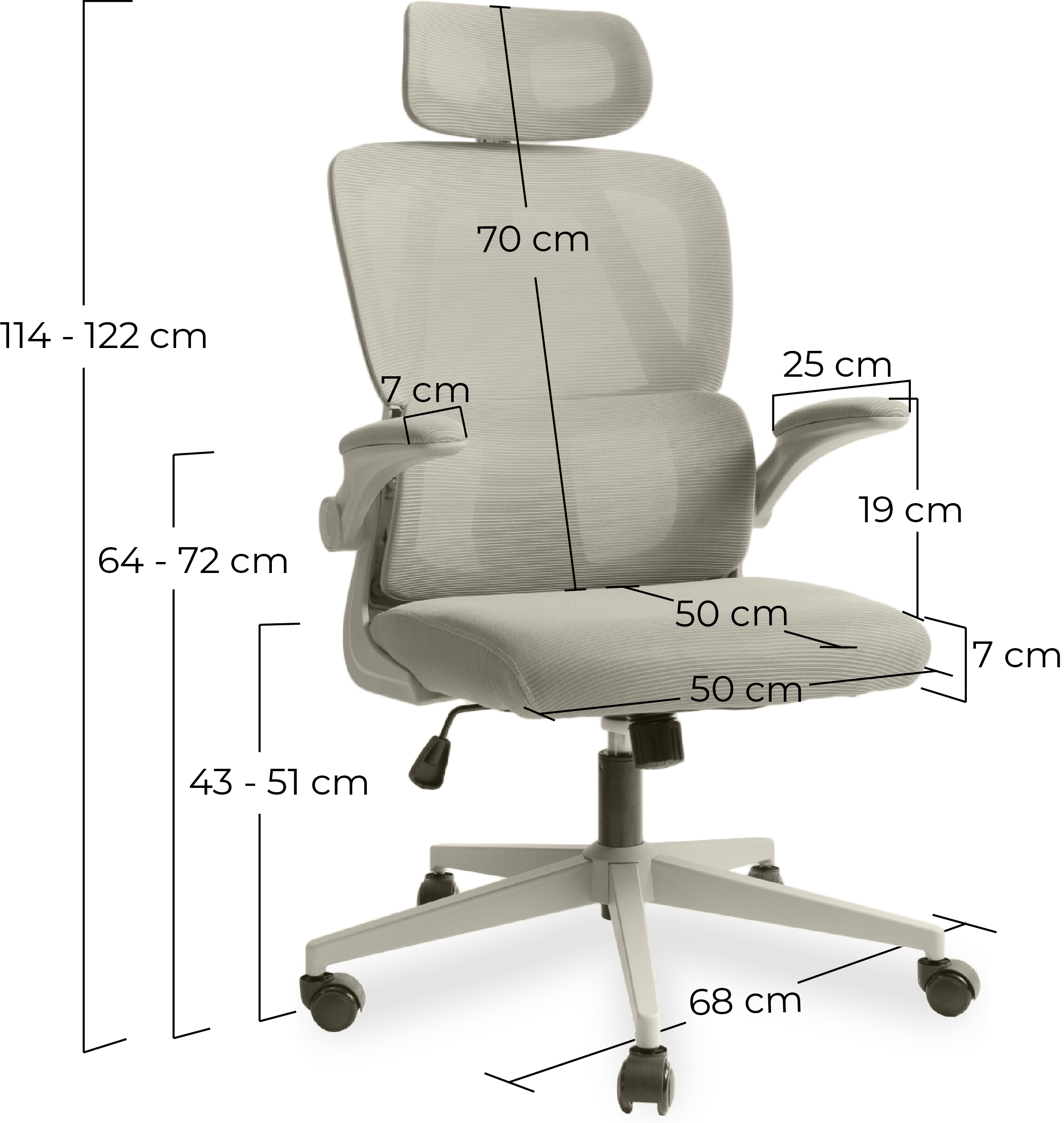 Product dimensions