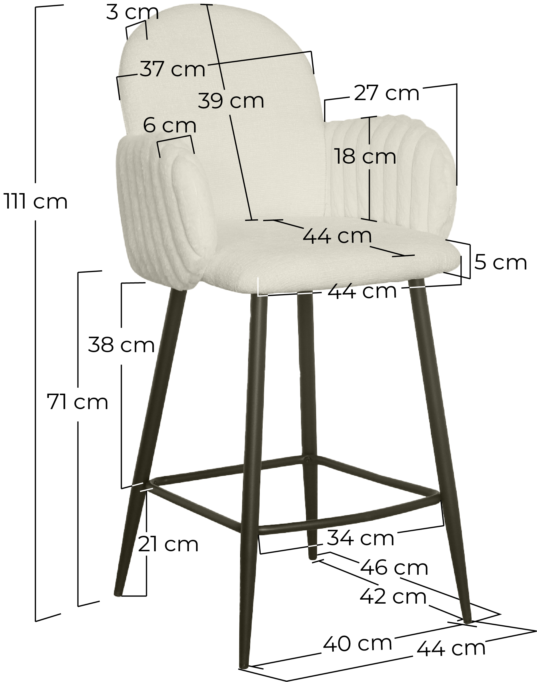 Product dimensions