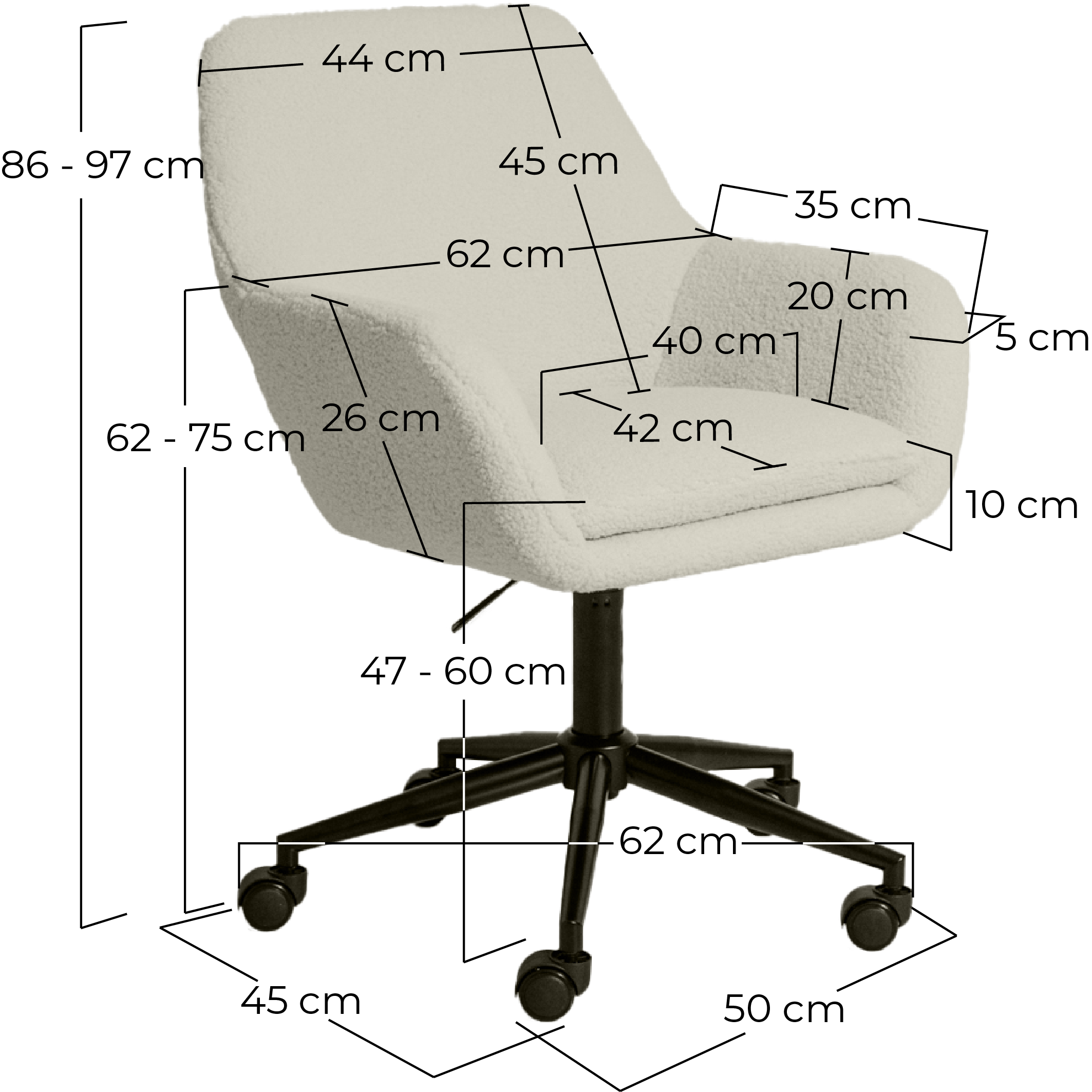 Product dimensions