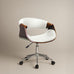 Ergonomic Danish Office Chair (White, Curve) | Scandinavian Desk Chair (Outlet) Outlet Products - Marcel Olsen