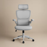 Mesh Office Chair (Grey) | Ergonomic Desk Chair - Marcel Olsen