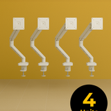 Monitor Arm Heavy-Duty Gas Spring (White) (4 Units) Outlet Products - Marcel Olsen