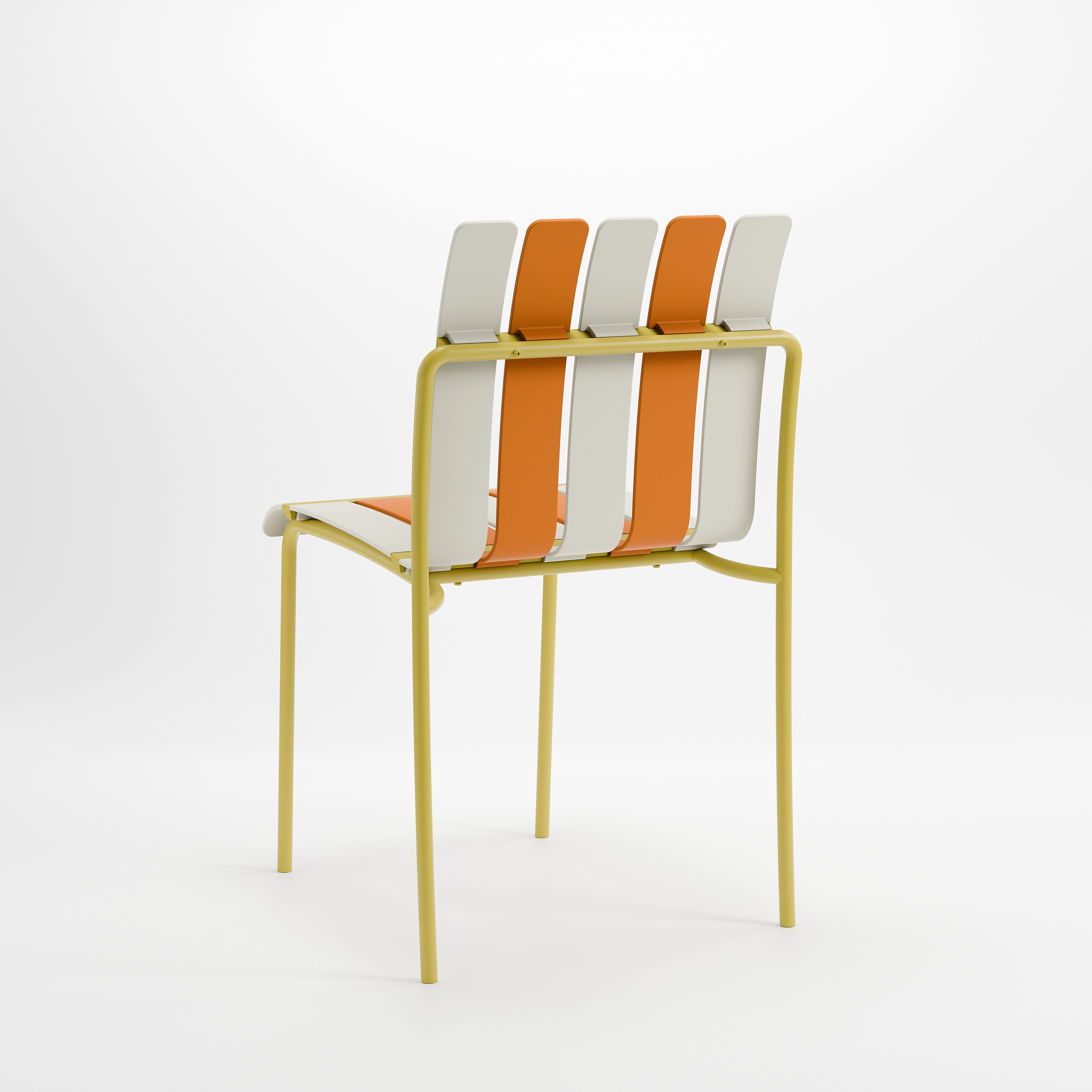 Ondara Outdoor 6 Chair & 2 Dining Table (Citrus Orange, Yellow & White) – Modern Boho Patio Pack - Marcel Olsen