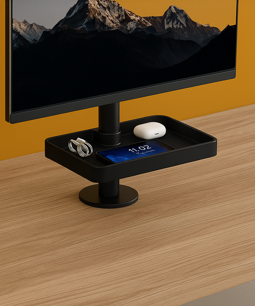 Pole Mounted Storage Shelf for Desk Monitor Mount (Promo) Upsell Products - Marcel Olsen