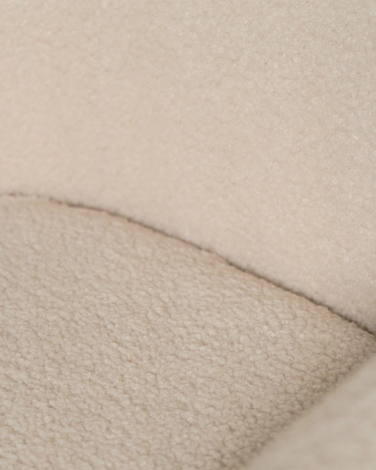 Sheepskin Upholstered Desk Chair (Sahara Beige Bouclé) – Modern Home Office Swivel Chair - Marcel Olsen