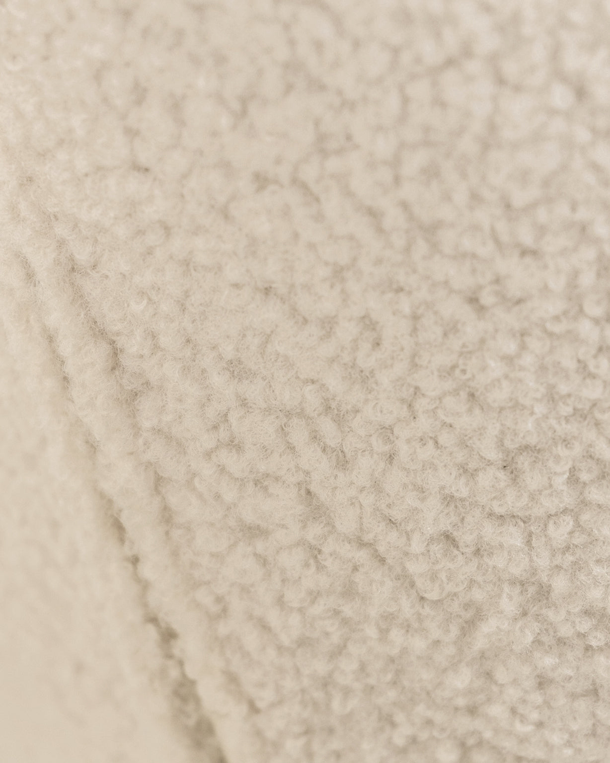 Sheepskin Fabric Sample - White - Marcel Olsen