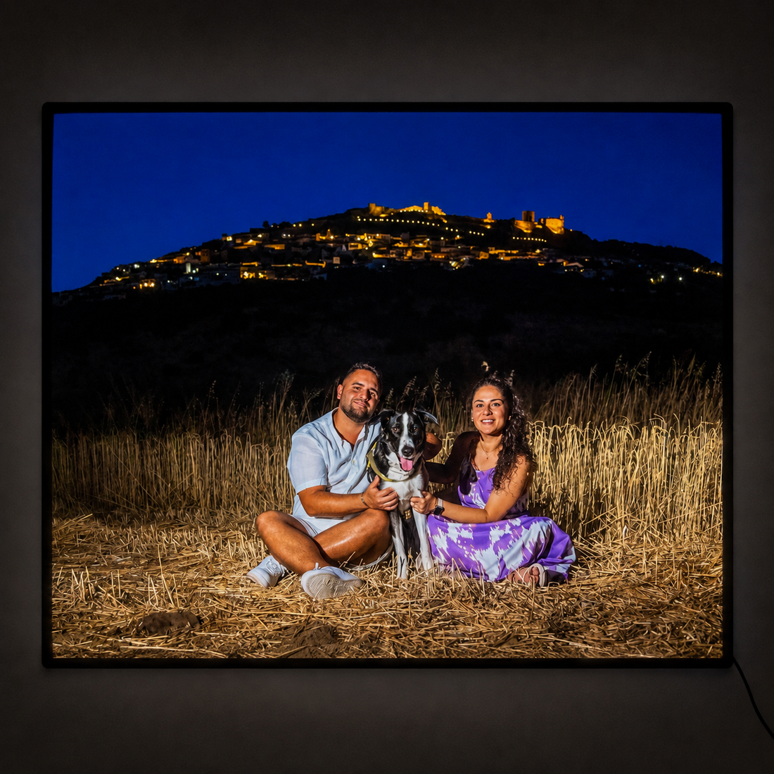 Couple & Their Dog
