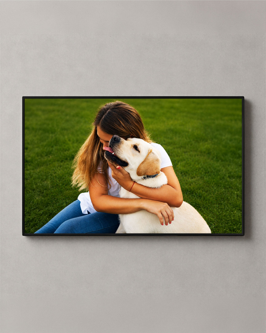 Girl & Her Dog