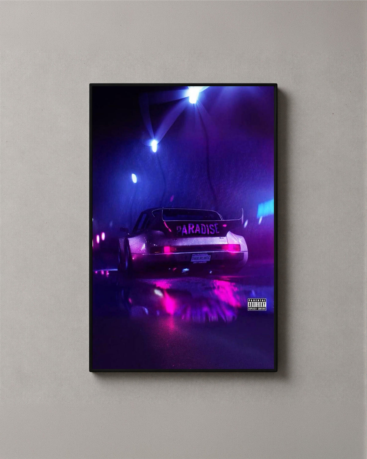 Neon Car Art