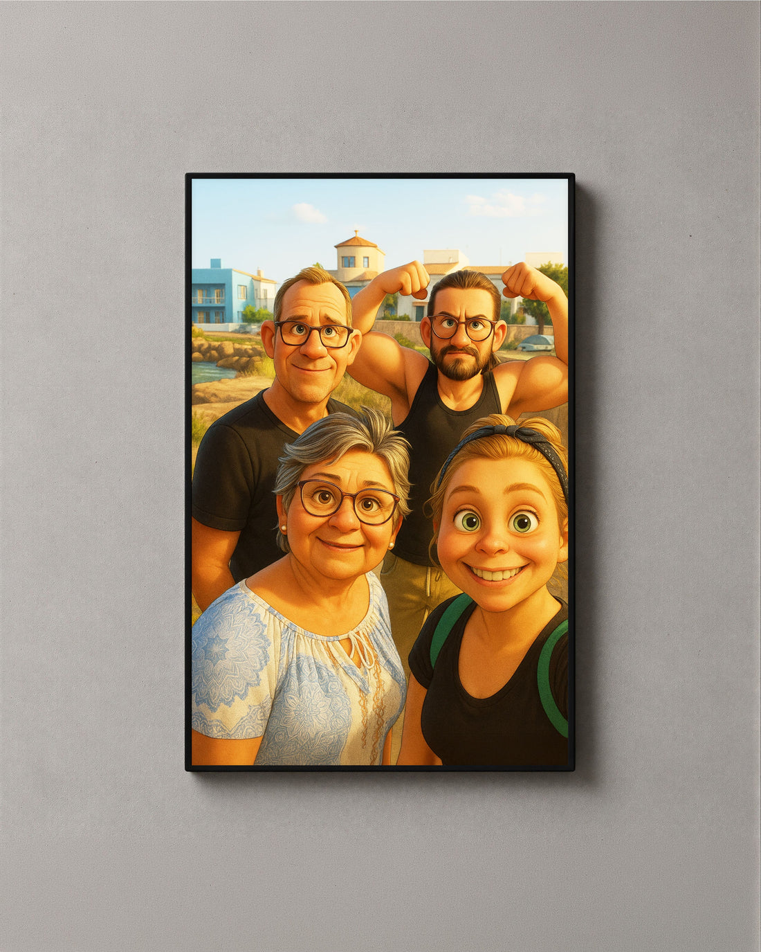 Family Cartoon Portrait