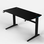 Core 120 Gaming Desk | LEDs, Headphone & Drink Mounts (Carbon Fibre Black, 120cm) (Outlet) Outlet Products - Marcel Olsen