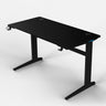 Core 120 Gaming Desk | LEDs, Headphone & Drink Mounts (Carbon Fibre Black, 120cm) Gaming Desk - Gaming