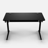 Core 120 Gaming Desk | LEDs, Headphone & Drink Mounts (Carbon Fibre Black, 120cm) Gaming Desk - Gaming