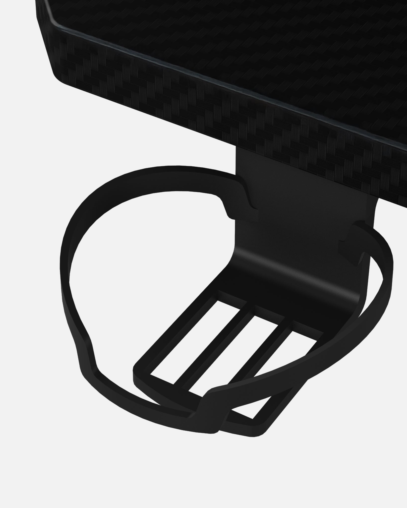 Core 120 Gaming Desk | LEDs, Headphone & Drink Mounts (Carbon Fibre Red, 120cm) - Outlet Gaming Desk - Marcel Olsen