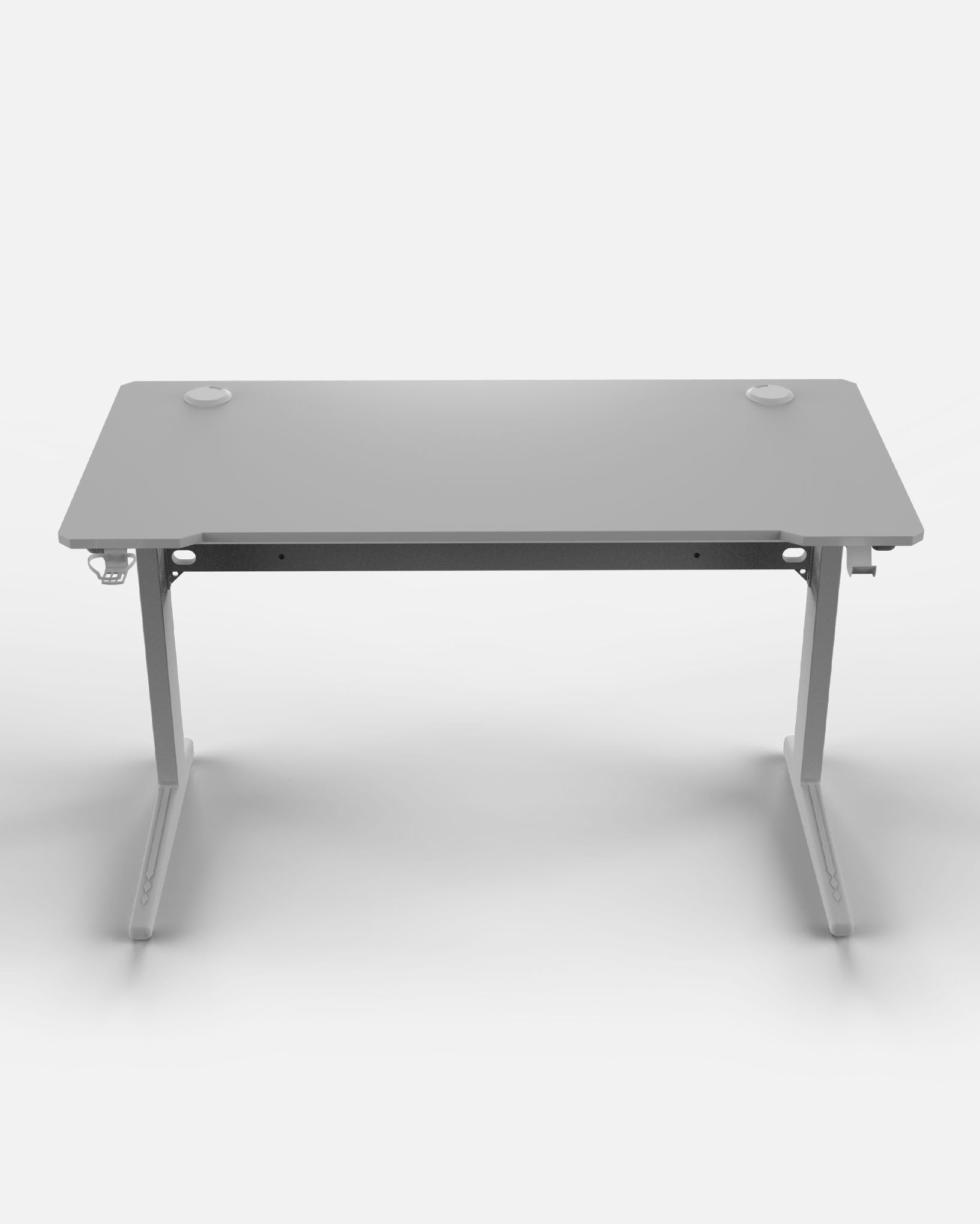 Core 120 Gaming Desk | LEDs, Headphone & Drink Mounts (Carbon Fibre White, 120cm) Gaming Desk - Gaming