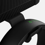 Pro 140 Gaming Desk Corner | LEDs, Headphone & Drink Mounts (Carbon Fibre Black, 140cm) Gaming Desk - Gaming