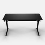 Core 140 Gaming Desk | LEDs, Headphone & Drink Mounts (Carbon Fibre Black, 140cm) Gaming Desk - Marcel Olsen