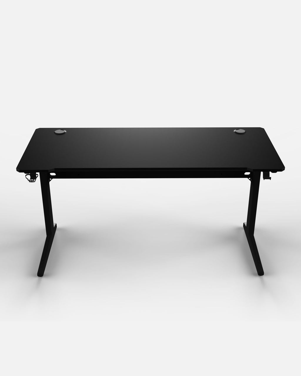 Core 140 Gaming Desk | LEDs, Headphone & Drink Mounts (Carbon Fibre Black, 140cm) - Outlet Gaming Desk - Marcel Olsen
