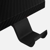 Core 140 Gaming Desk | LEDs, Headphone & Drink Mounts (Carbon Fibre Black, 140cm) Gaming Desk - Gaming