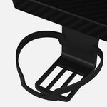Core 140 Gaming Desk | LEDs, Headphone & Drink Mounts (Carbon Fibre Red, 140cm) Gaming Desk - Marcel Olsen