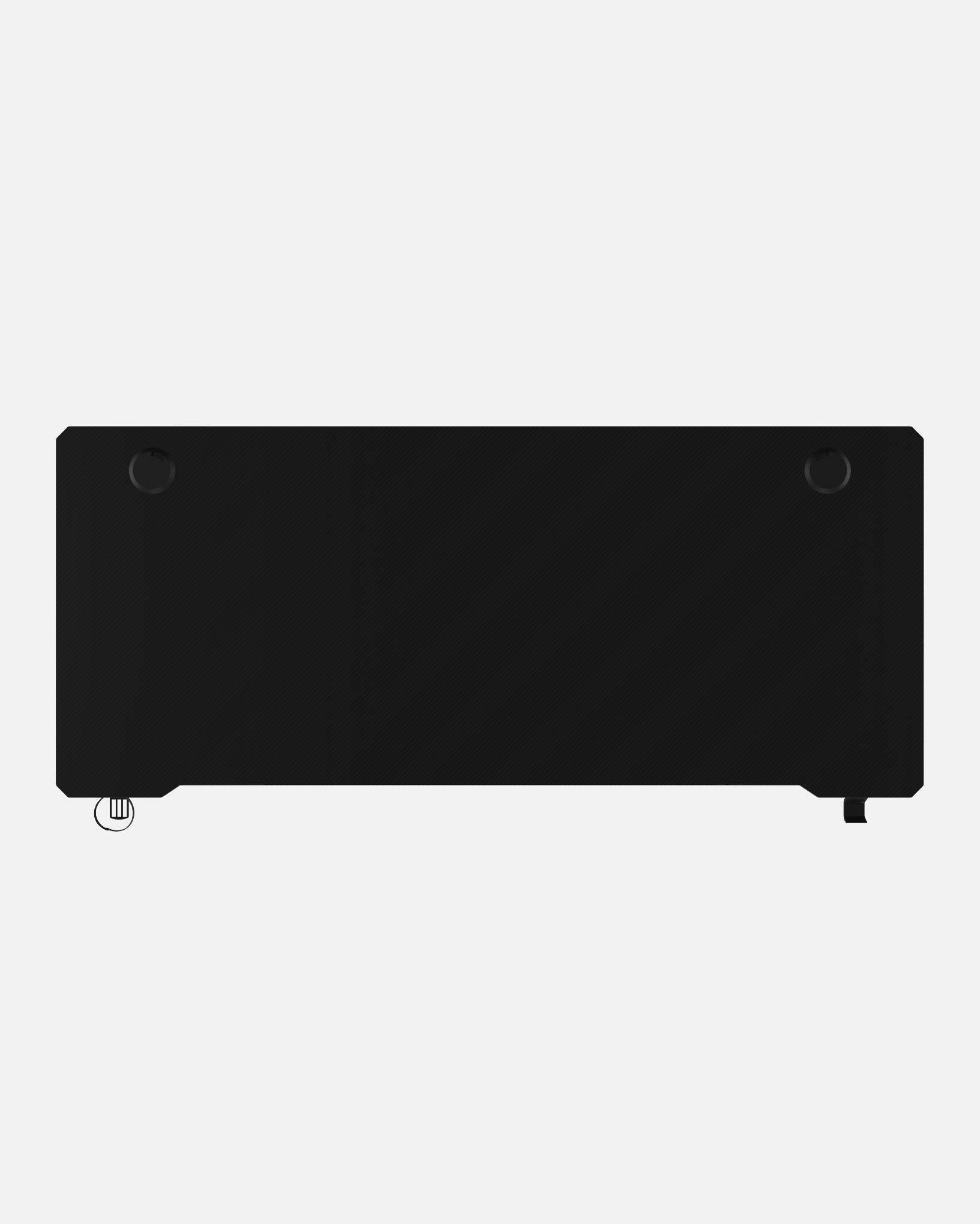Core 140 Gaming Desk | LEDs, Headphone & Drink Mounts (Carbon Fibre Red, 140cm) Gaming Desk - Jacob Bek Gaming