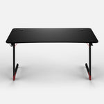 Essentials 140 Gaming Desk | LEDs, Headphone & Drink Mounts (Carbon Fibre Black, 140cm) Gaming Desk - Marcel Olsen