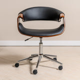 Ergonomic Danish Office Chair (Black, Curve) | Scandinavian Desk Chair Office Chair - Jacob Bek