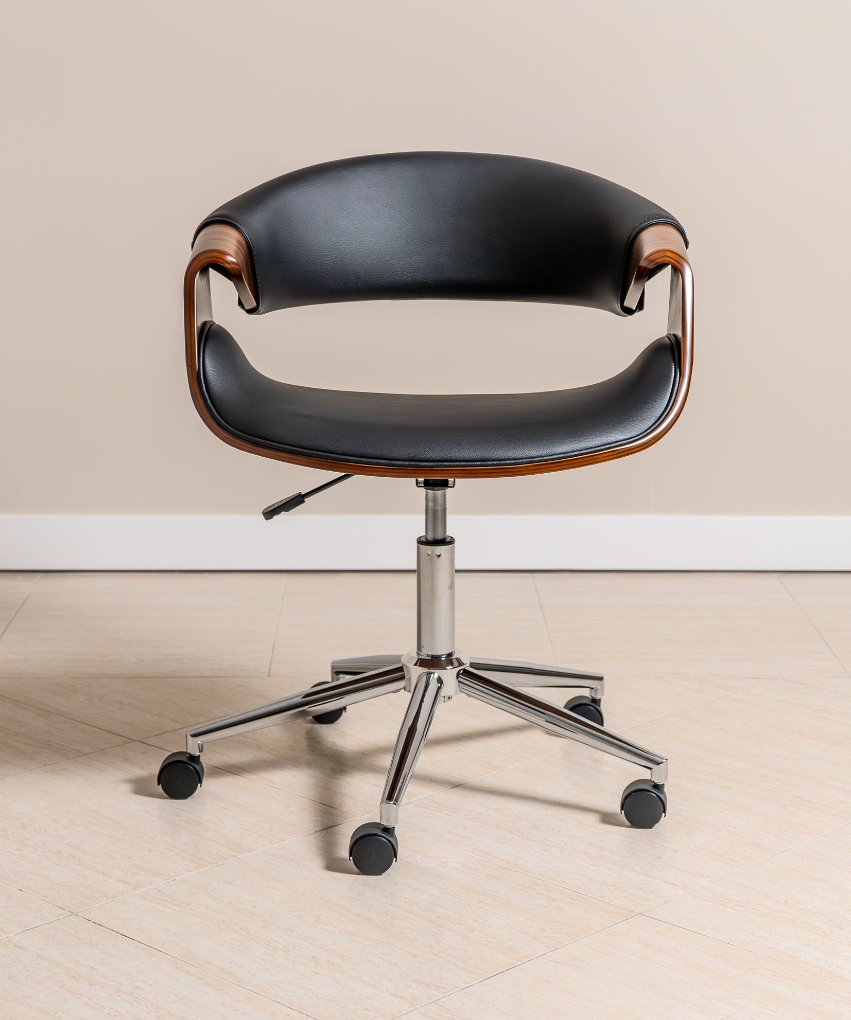 Ergonomic Danish Office Chair (Black, Curve) | Scandinavian Desk Chair Office Chair - Jacob Bek