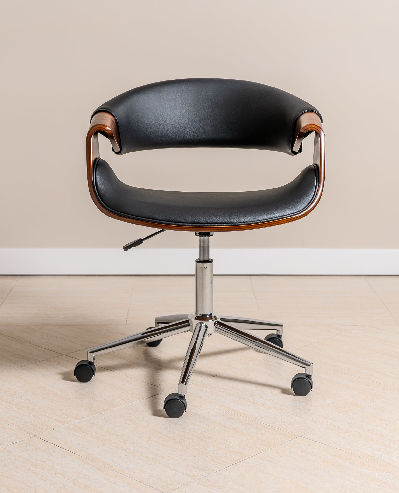 Ergonomic Danish Office Chair (Black, Curve) | Scandinavian Desk Chair Office Chair - Jacob Bek