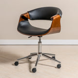Ergonomic Danish Office Chair (Black, Curve) | Scandinavian Desk Chair Office Chair - Jacob Bek