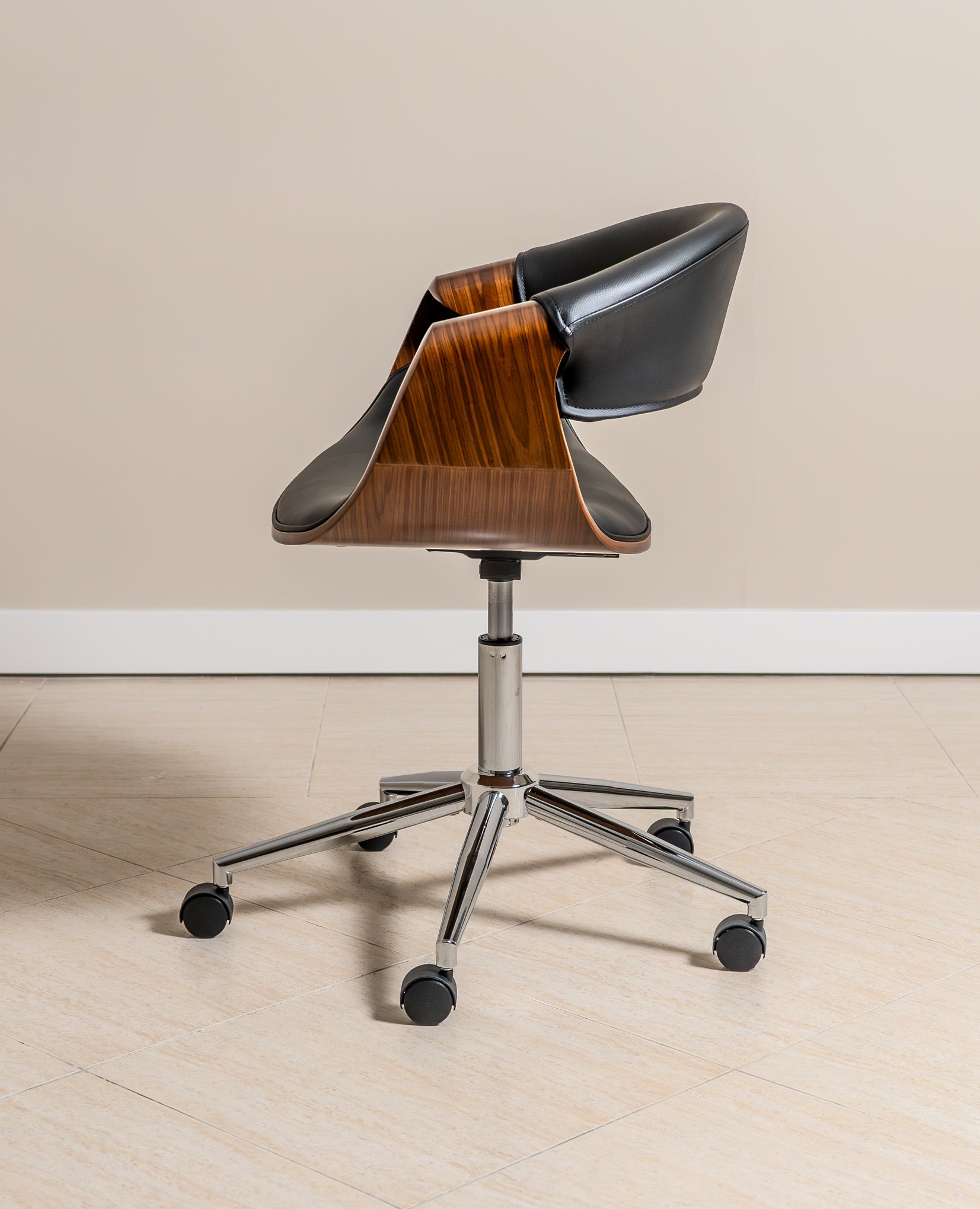 Ergonomic Danish Office Chair (Black, Curve) | Scandinavian Desk Chair Office Chair - Jacob Bek