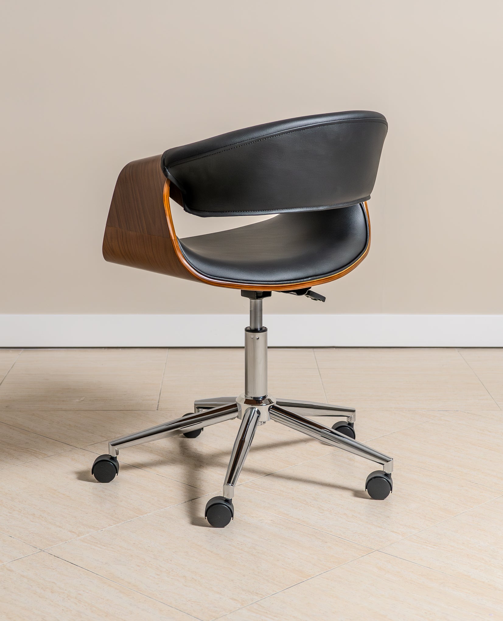 Ergonomic Danish Office Chair (Black, Curve) | Scandinavian Desk Chair Office Chair - Jacob Bek