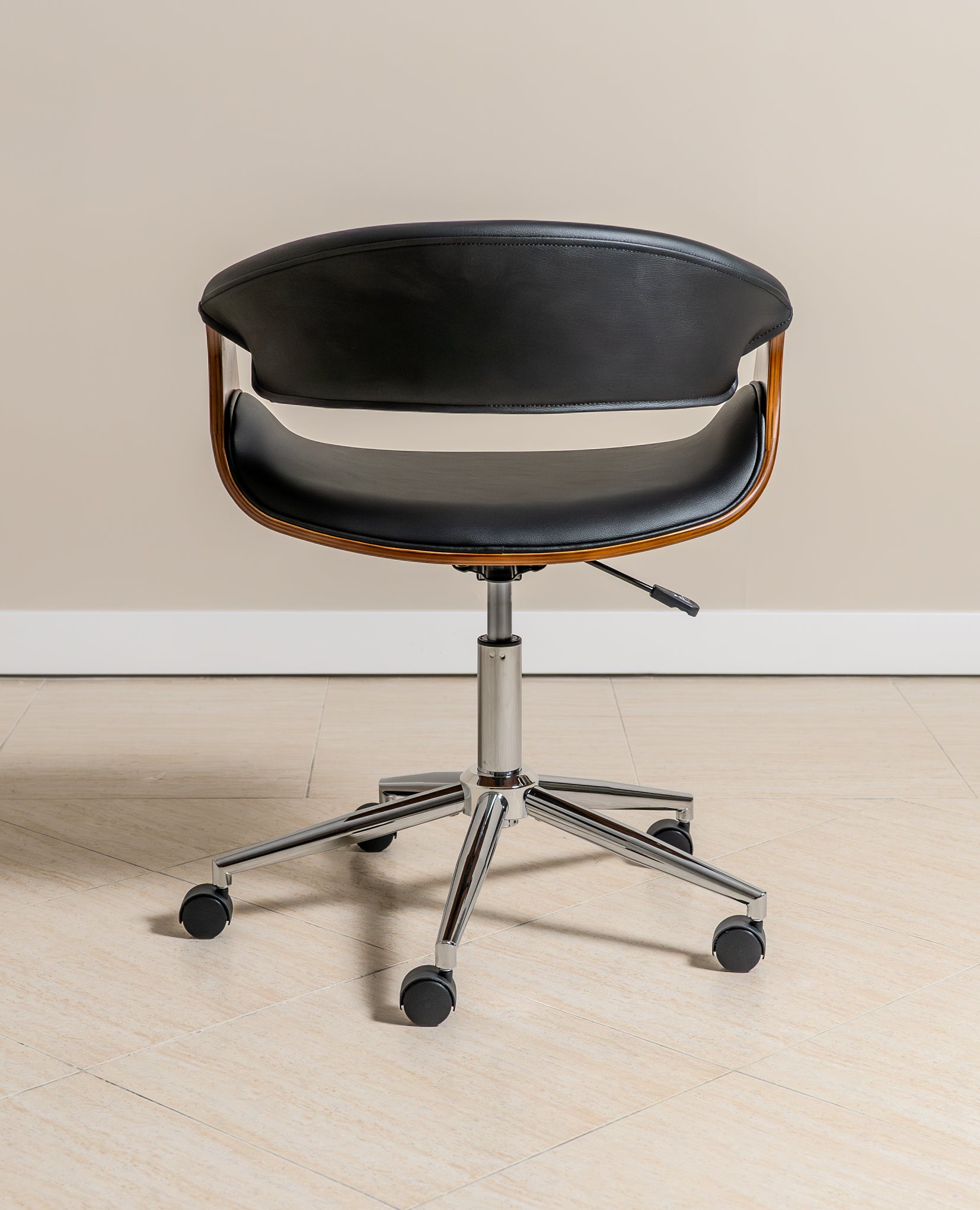 Ergonomic Danish Office Chair (Black, Curve) | Scandinavian Desk Chair Office Chair - Jacob Bek