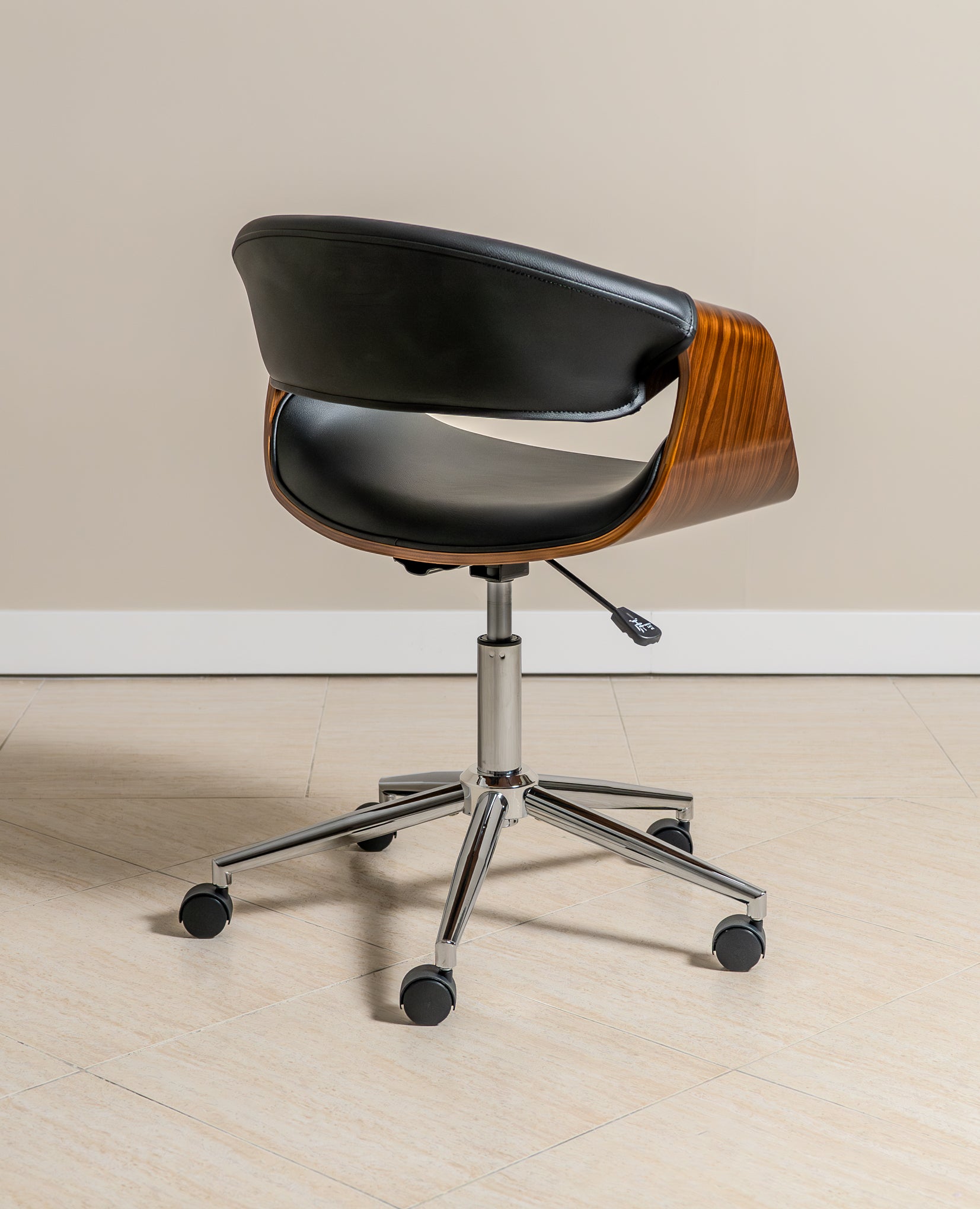 Ergonomic Danish Office Chair (Black, Curve) | Scandinavian Desk Chair Office Chair - Jacob Bek