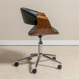 Ergonomic Danish Office Chair (Black, Curve) | Scandinavian Desk Chair Office Chair - Jacob Bek