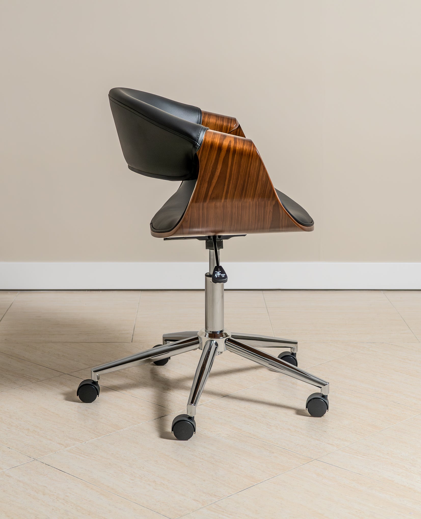 Ergonomic Danish Office Chair (Black, Curve) | Scandinavian Desk Chair Office Chair - Jacob Bek