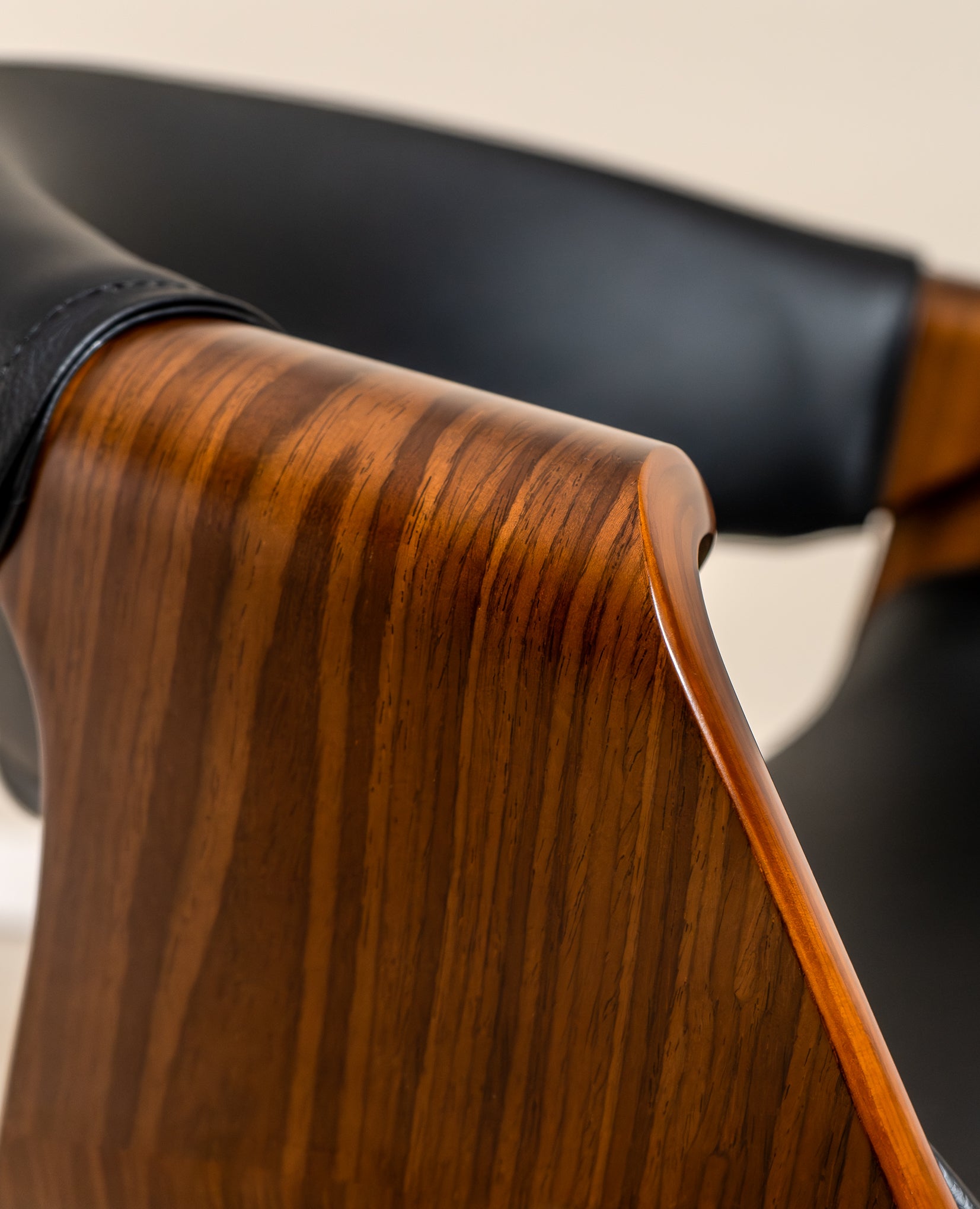 Ergonomic Danish Office Chair (Black, Curve) | Scandinavian Desk Chair Office Chair - Jacob Bek
