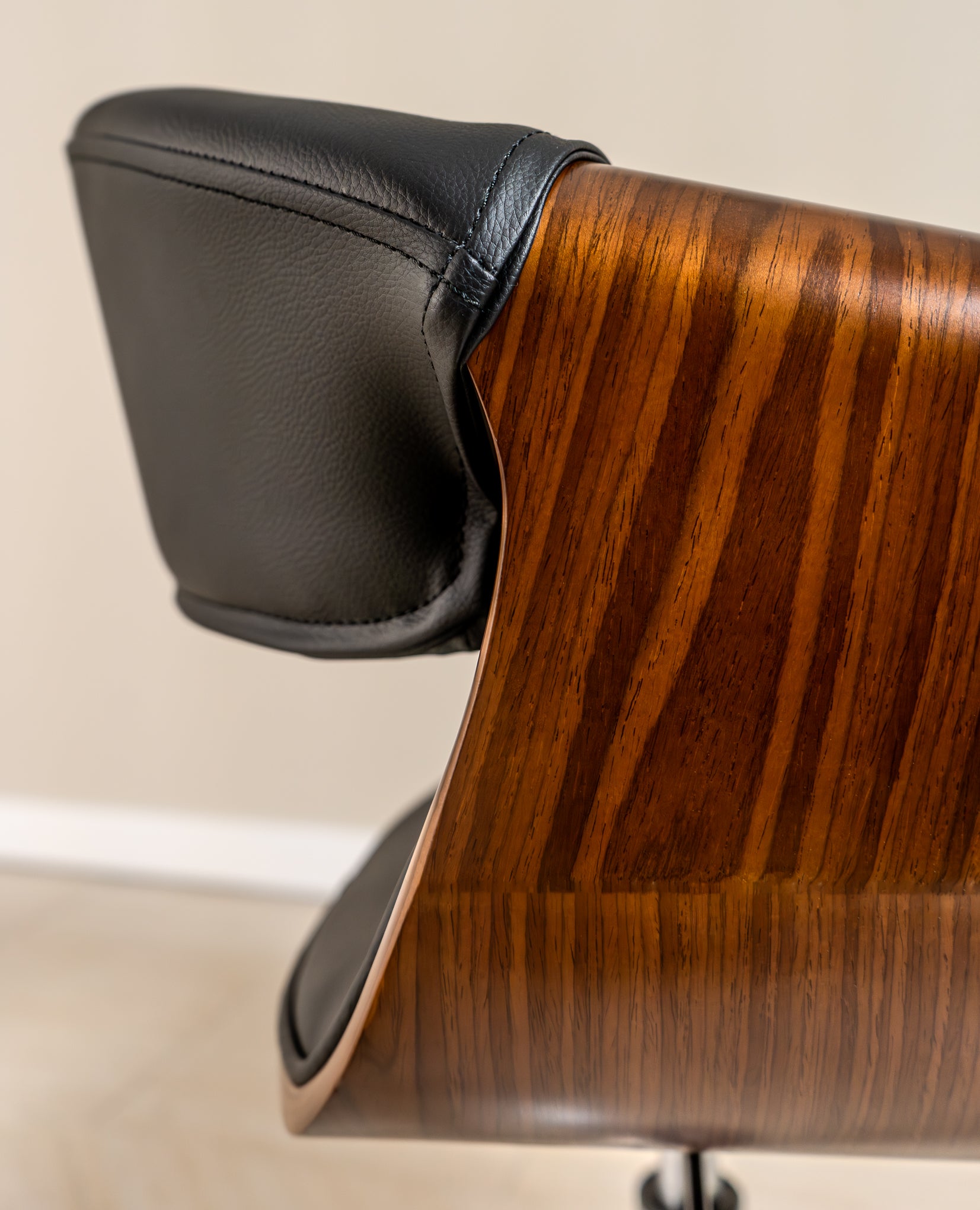 Ergonomic Danish Office Chair (Black, Curve) | Scandinavian Desk Chair Office Chair - Jacob Bek
