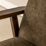Sarria Mid-century Upholstered Sofa (Tierra Brown Fabric) – Scandinavian Style 2 Seater Sofa - Marcel Olsen
