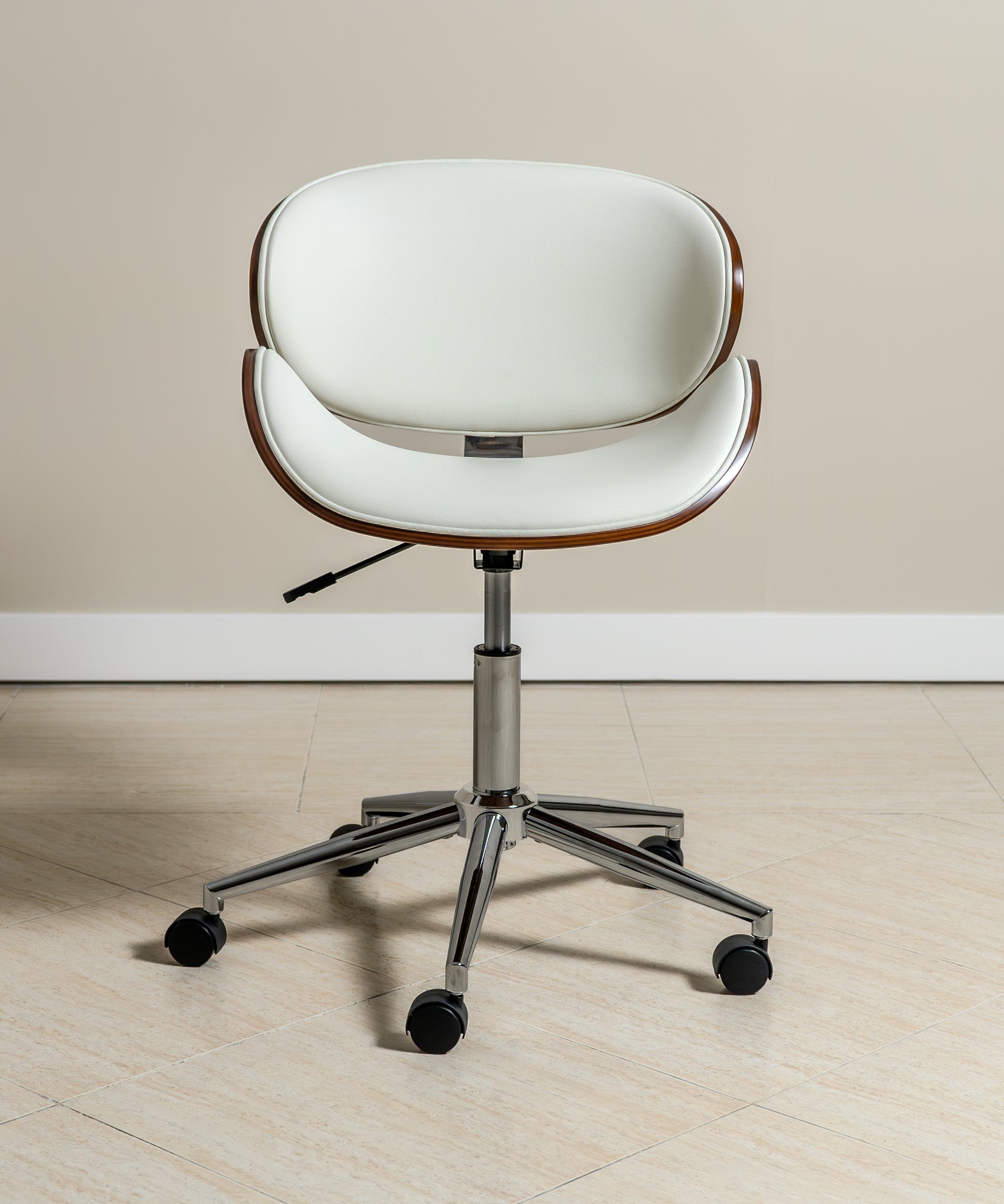 Ergonomic Danish Office Chair (White, Wing) | Scandinavian Desk Chair Office Chair - Jacob Bek