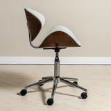 Ergonomic Danish Office Chair (White, Wing) | Scandinavian Desk Chair Office Chair - Jacob Bek