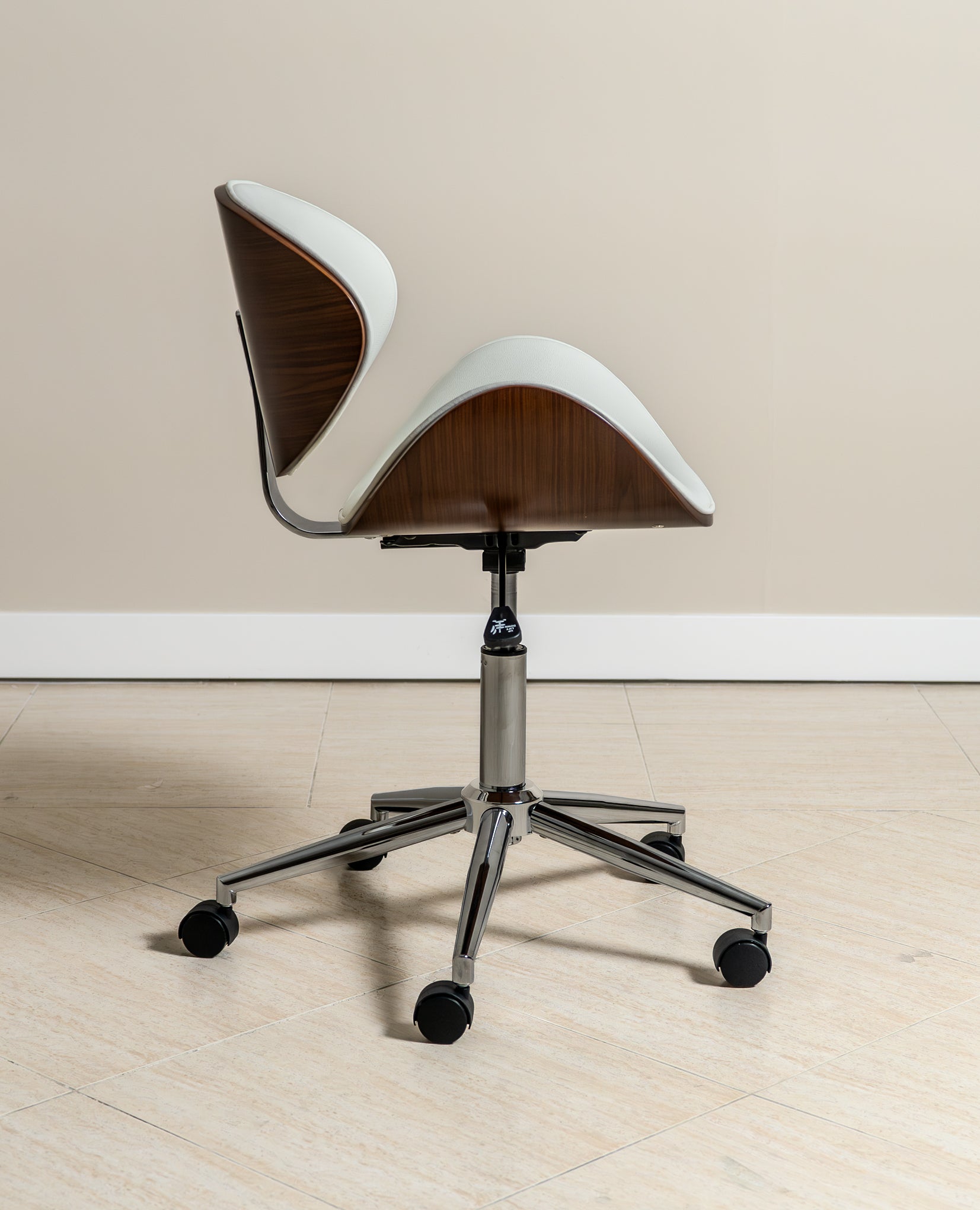Ergonomic Danish Office Chair (White, Wing) | Scandinavian Desk Chair Office Chair - Jacob Bek
