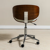 Ergonomic Danish Office Chair (White, Wing) | Scandinavian Desk Chair Office Chair - Jacob Bek