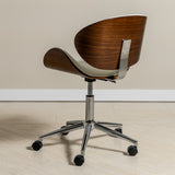 Ergonomic Danish Office Chair (White, Wing) | Scandinavian Desk Chair Office Chair - Jacob Bek